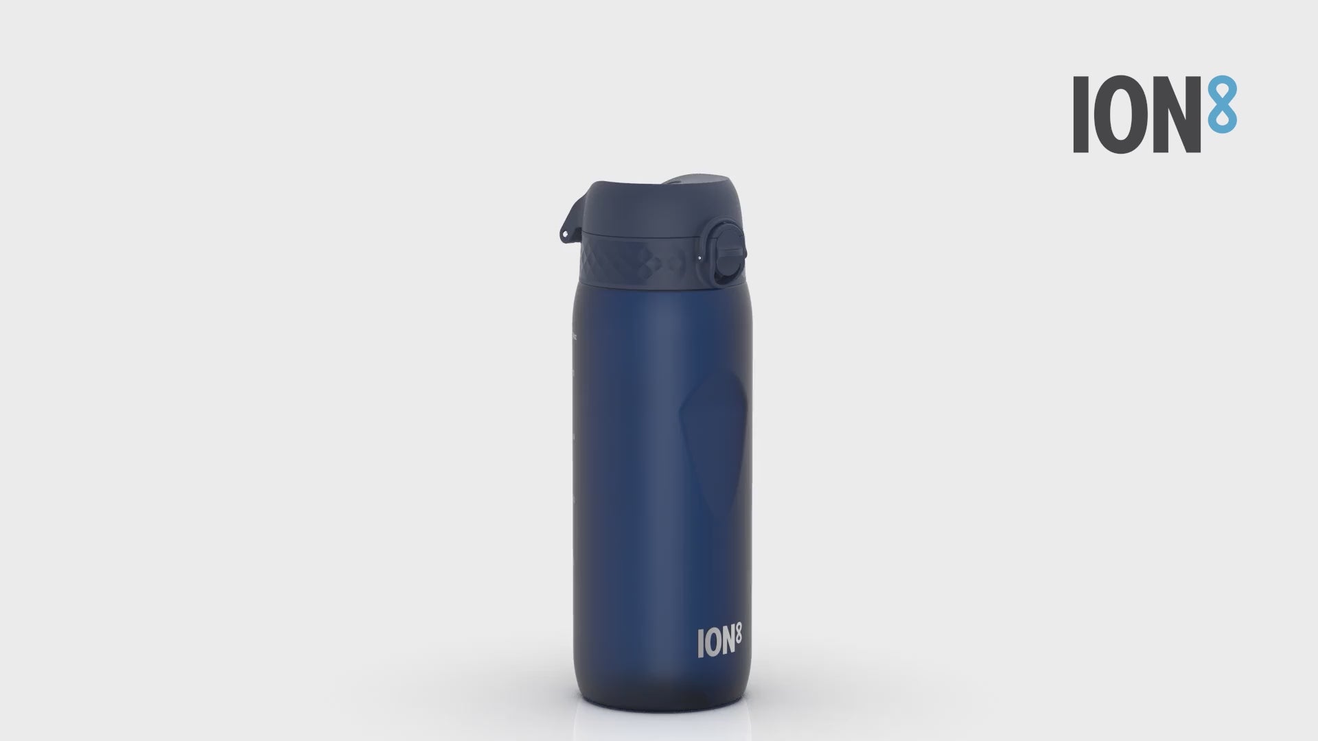 360 Video View of Ion8 Leak Proof Water Bottle, BPA Free, Navy, 750ml (24oz)