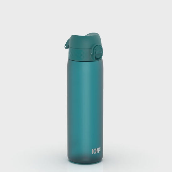 360 Video View of Ion8 Leak Proof Slim Water Bottle, BPA Free, Aqua, 600ml (20oz)