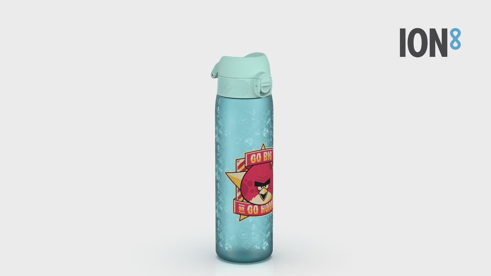 360 Video of Ion8 Leak Proof Slim Water Bottle, BPA Free, Angry Birds Go Big, 600ml (20oz)