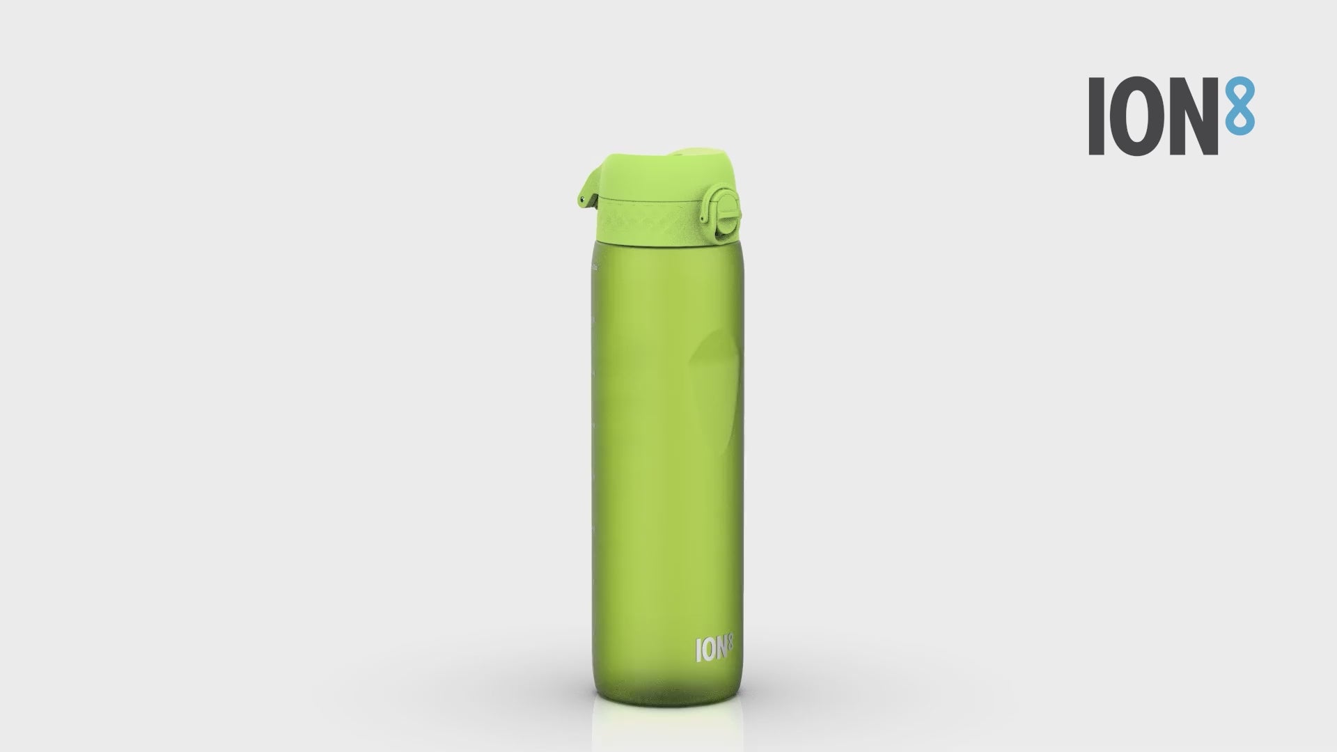 360 Video View of Ion8 Leak Proof 1 litre Water Bottle, BPA Free, Green, 1100ml (36oz)