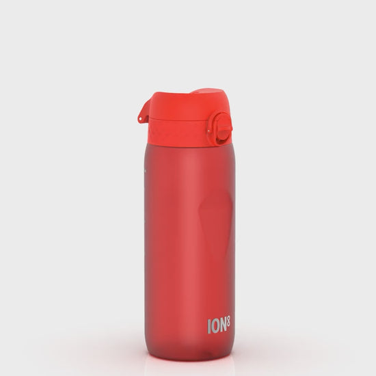 360 Video View of Ion8 Leak Proof Water Bottle, BPA Free, Red, 750ml (24oz)