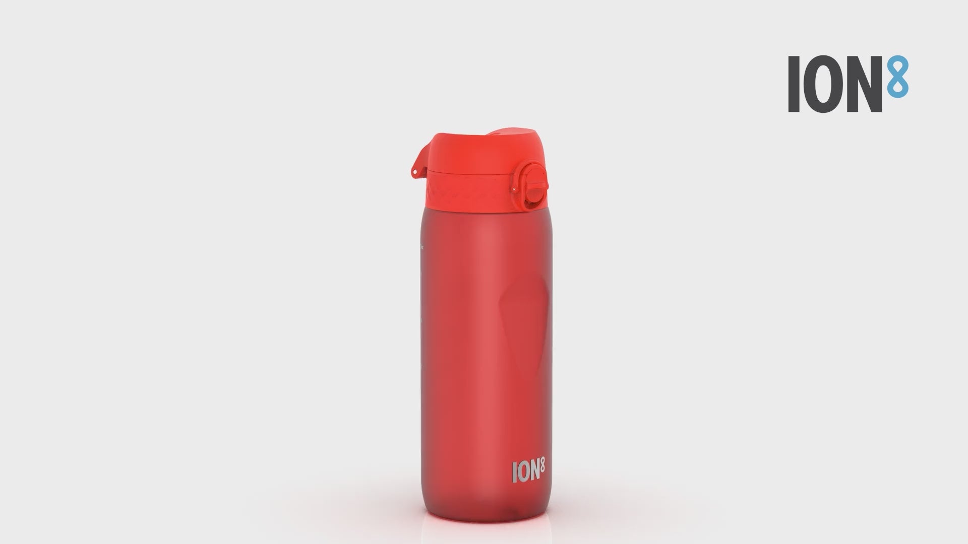 360 Video View of Ion8 Leak Proof Water Bottle, BPA Free, Red, 750ml (24oz)