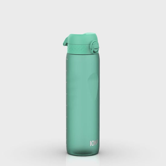 360 Video View of Ion8 Leak Proof 1 litre Water Bottle, BPA Free, Teal, 1100ml (36oz)