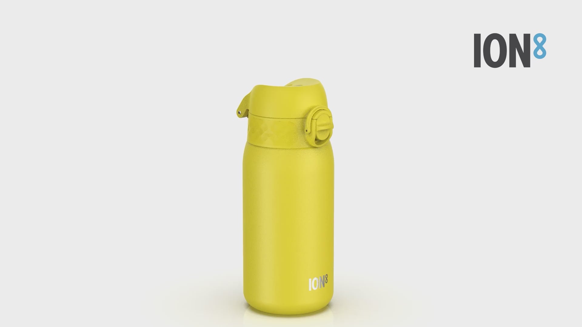 360 Video View of Ion8 Leak Proof Water Bottle, Vacuum Insulated Stainless Steel, Yellow, 320ml (11oz)