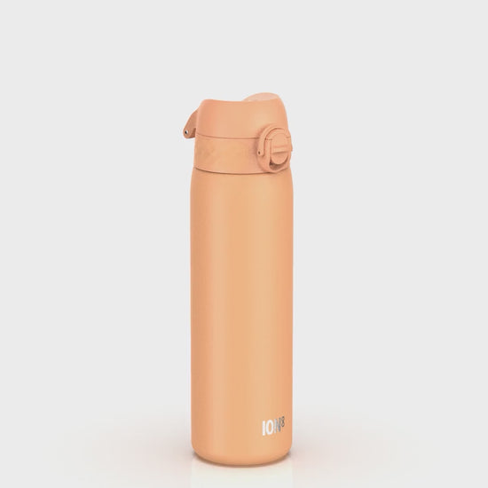 360 video of Ion8 Leak Proof Slim Water Bottle, Vacuum Insulated Stainless Steel, Coral Sands, 500ml (17oz)