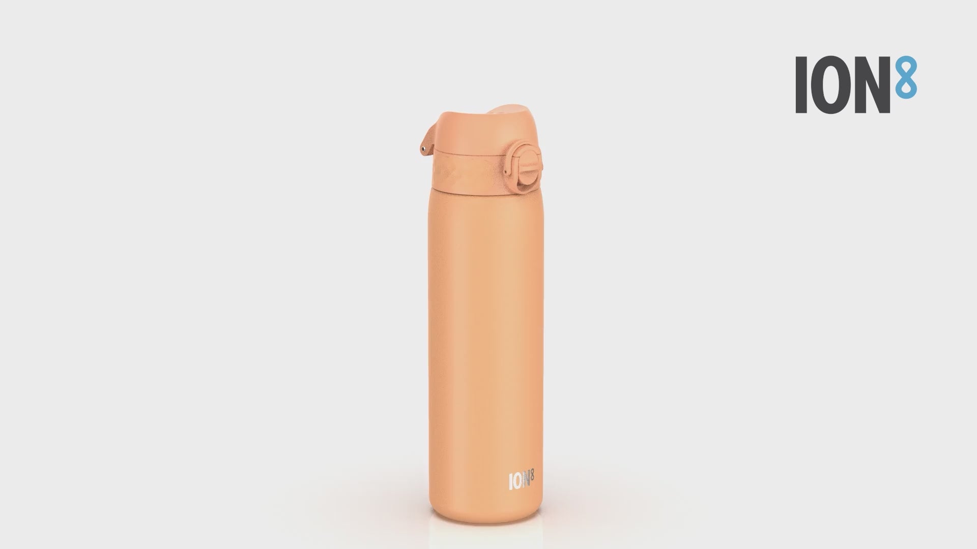 360 video of Ion8 Leak Proof Slim Water Bottle, Vacuum Insulated Stainless Steel, Coral Sands, 500ml (17oz)