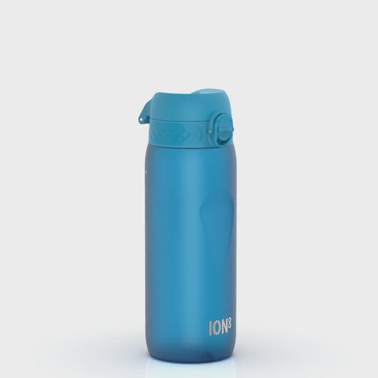 360 Video View of Ion8 Leak Proof Water Bottle, BPA Free, Blue, 750ml (24oz)