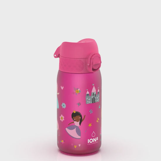 360 Video View of Ion8 Leak Proof Kids Water Bottle, BPA Free, Princess, 400ml (13oz)