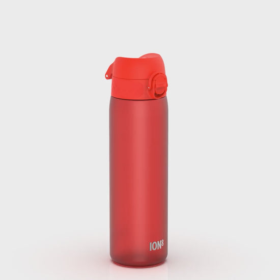 360 Video View of Ion8 Leak Proof Slim Water Bottle, BPA Free, Red, 600ml (20oz)